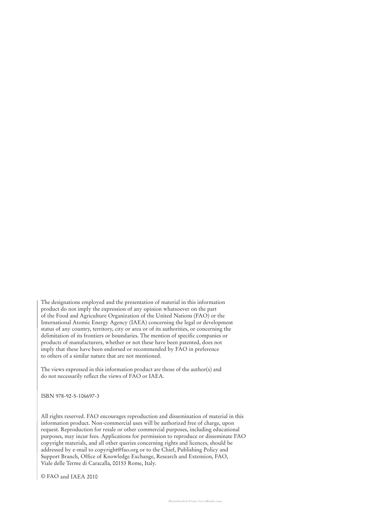 Sustainable Improvement Of Animal Production And Health