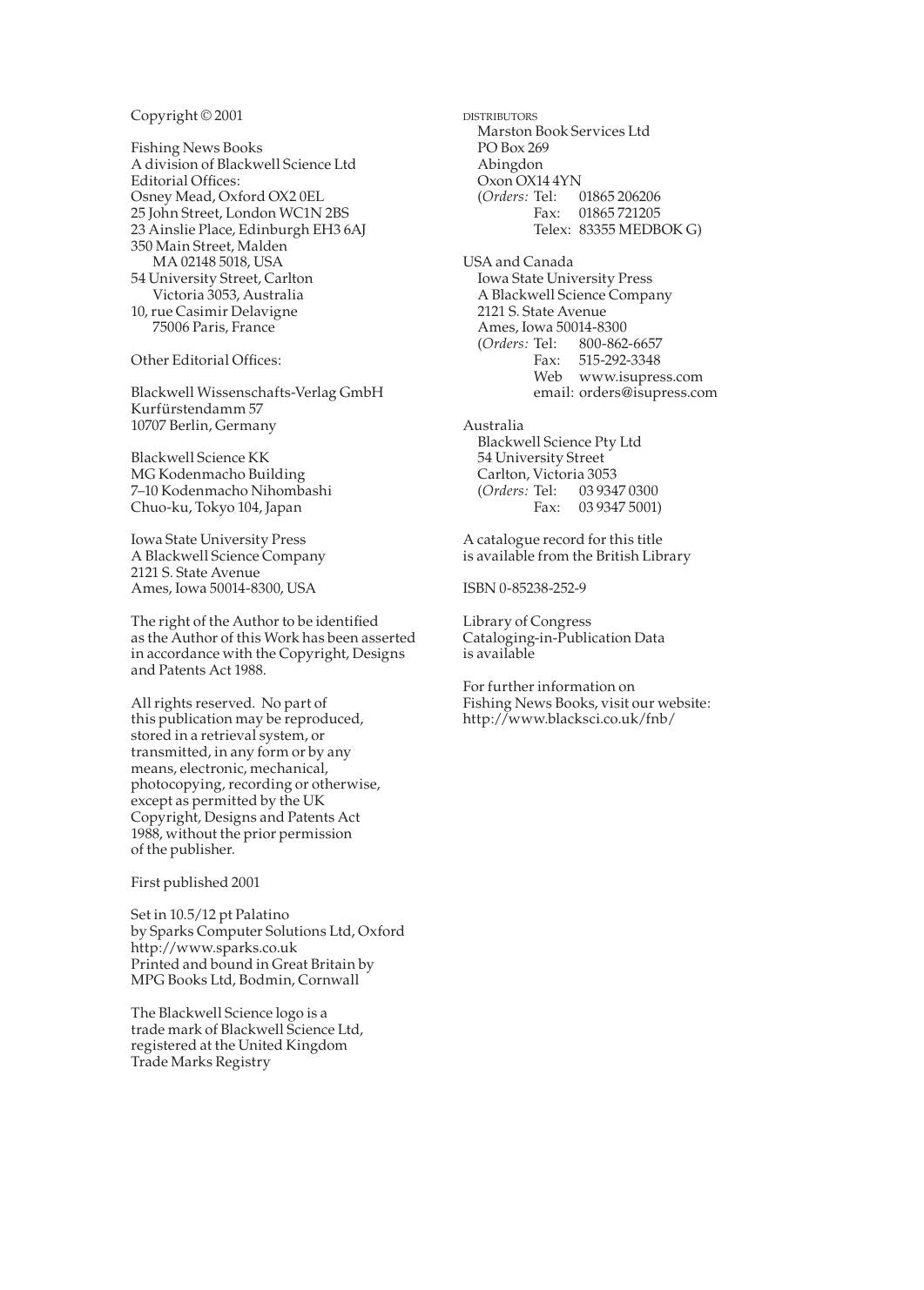 Diseases Of Carp And Other Cyprinid Fishes