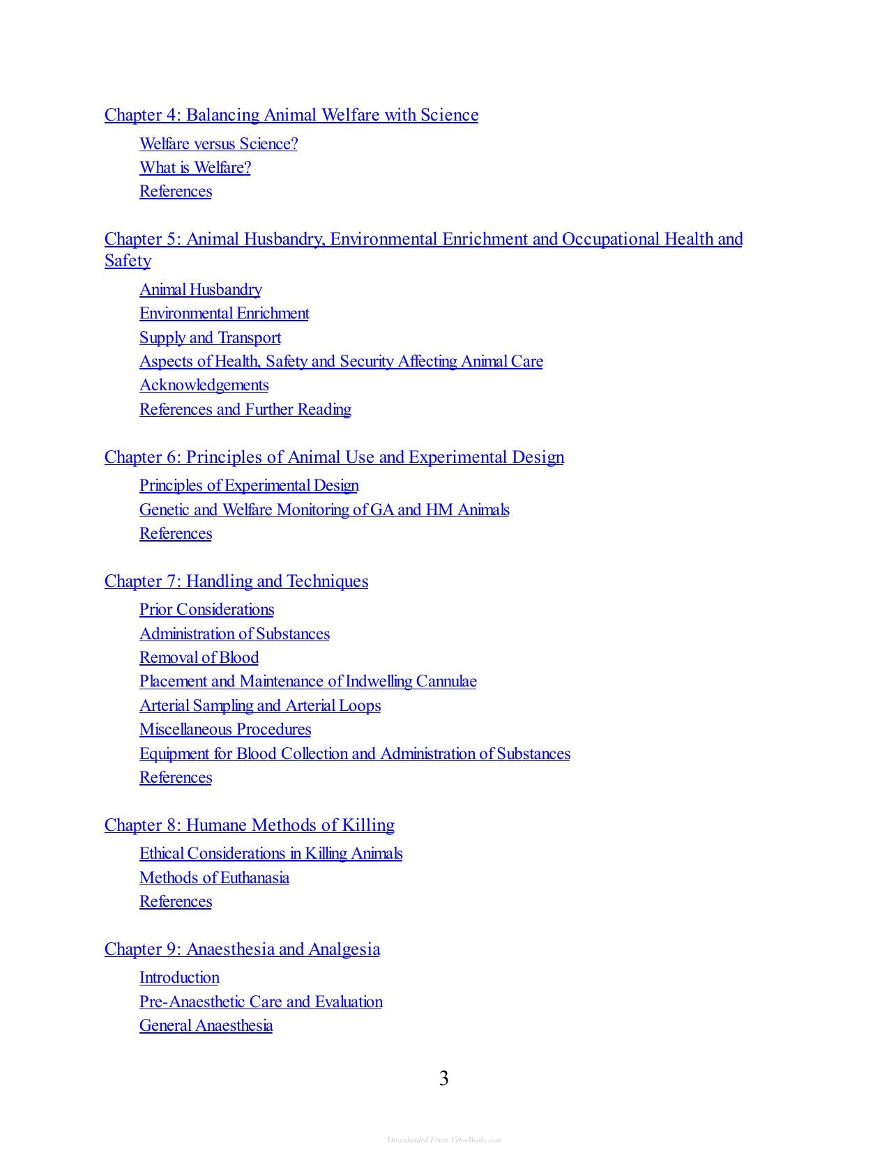 Handbook Of Laboratory Animal Management And Welfare 4Th Edition