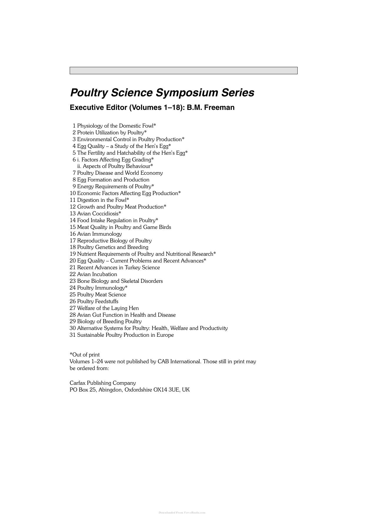 Sustainable Poultry Production In Europe