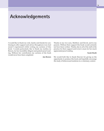Behaviour Problems in Small Animals Practical Advice for the Veterinary Team
