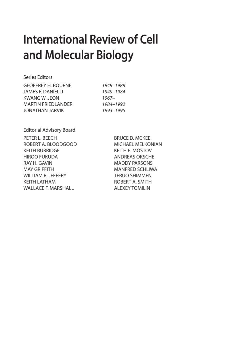International Review Of Cell And Molecular Biology Volume 302