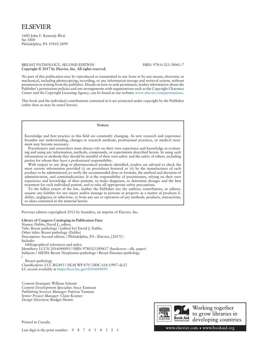 Preview page of Breast Pathology 2nd Edition