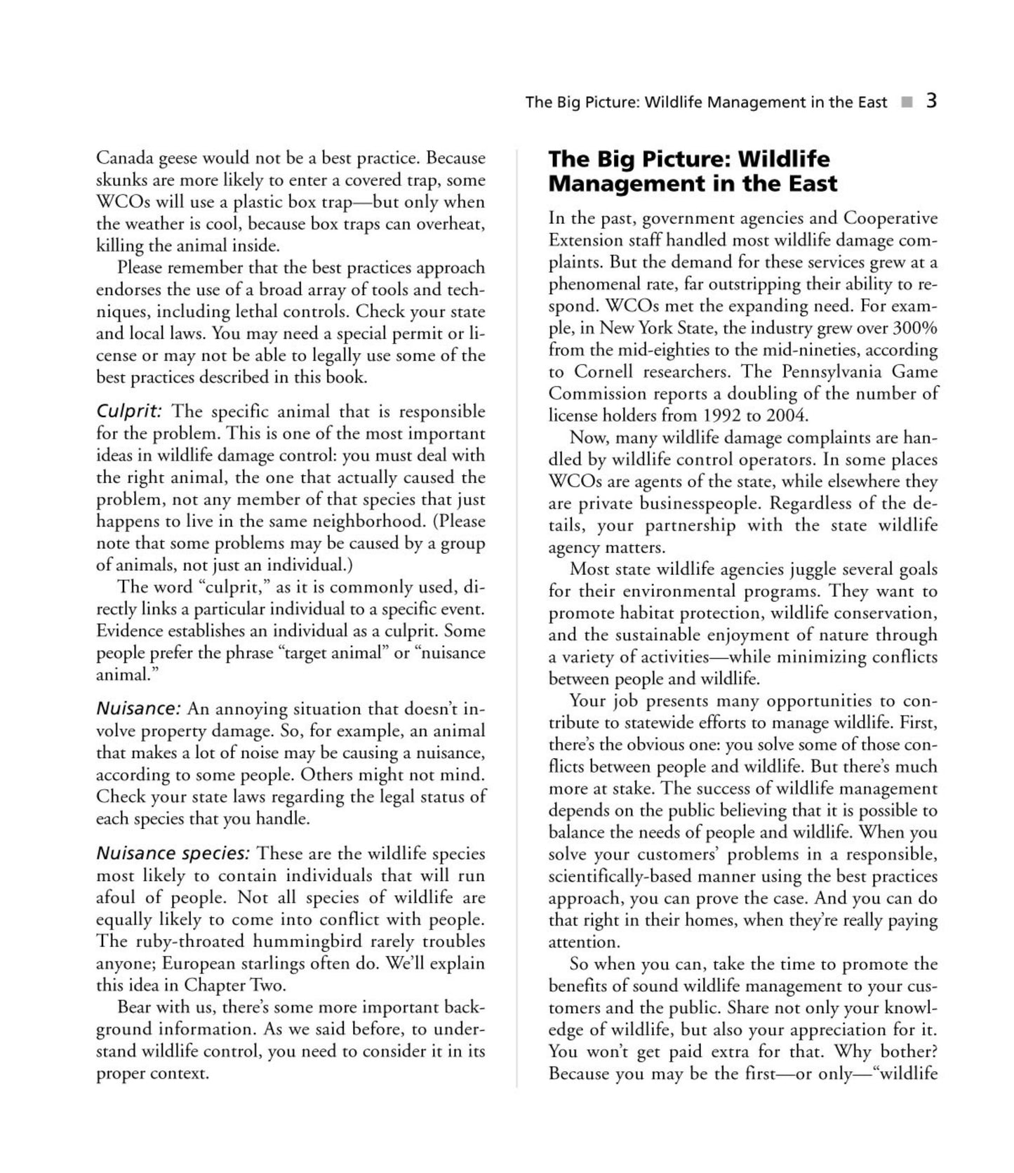 Best Practices For Wildlife Control Operators 1St Edition