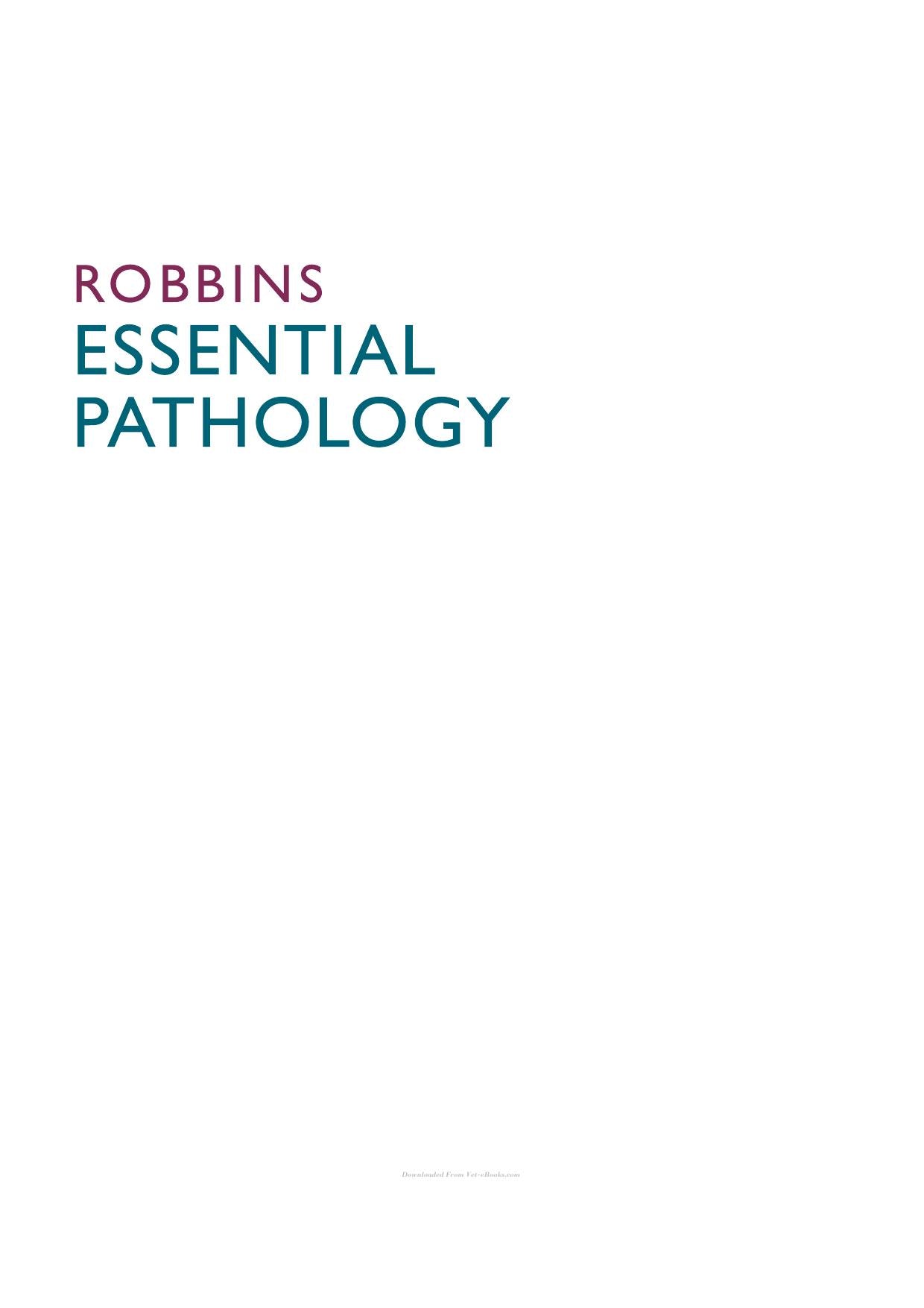 Robbins Essential Pathology