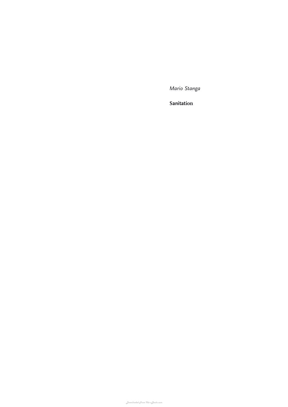 Sanitation Cleaning And Disinfection In The Food Industry