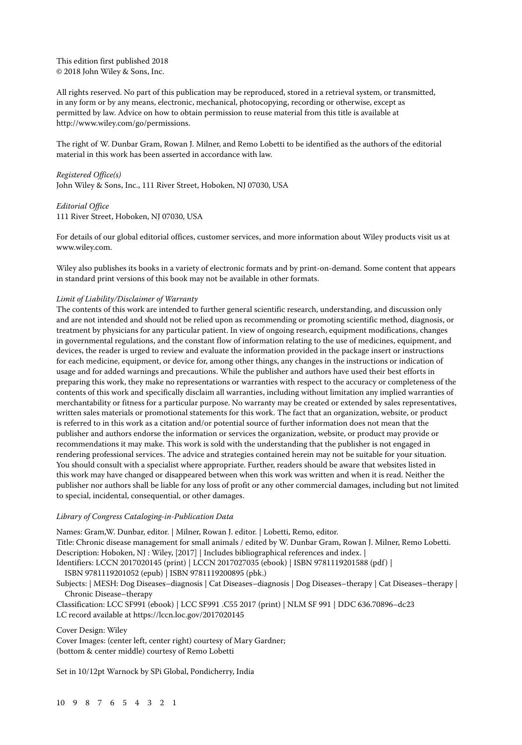 Chronic Disease Management For Small Animals