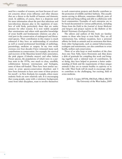 Handbook of Avian Medicine 2nd Edition