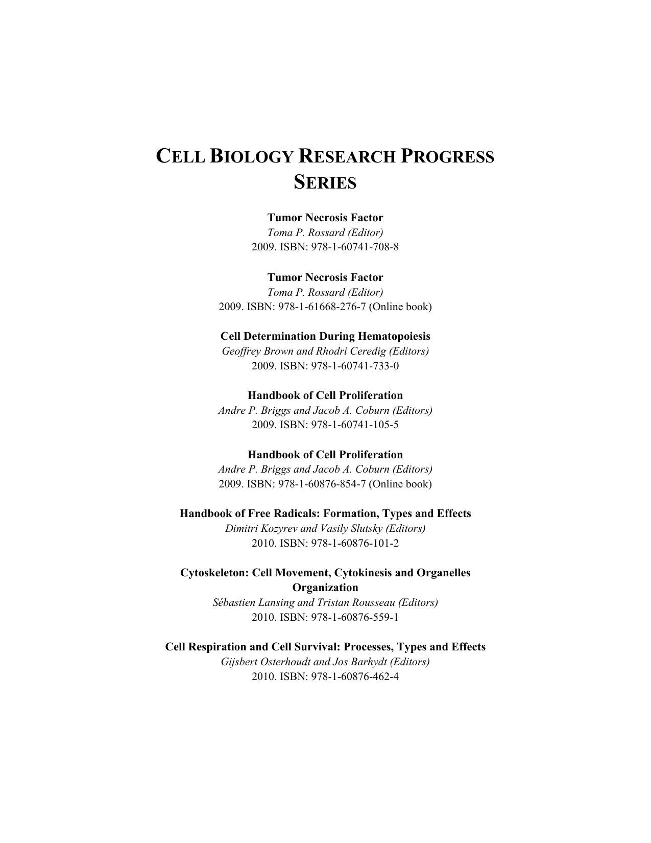 Cell Respiration And Cell Survival Processes Types And Effects