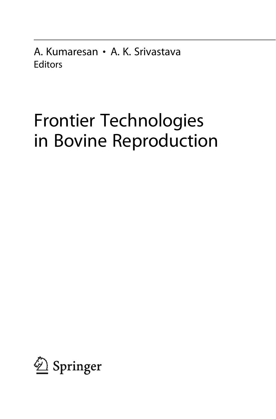 Frontier Technologies In Bovine Reproduction