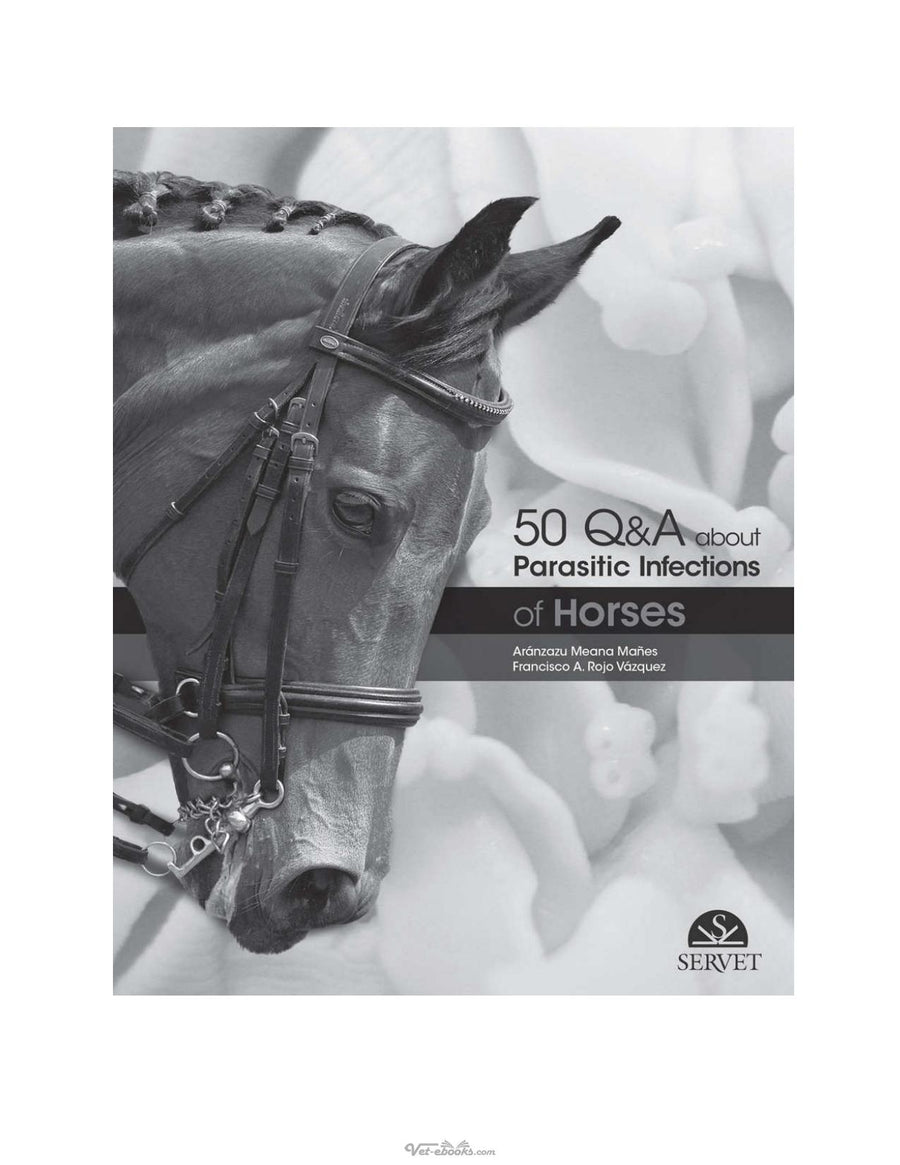 Preview page of 50 Q&A About Parasitic Infections of Horses