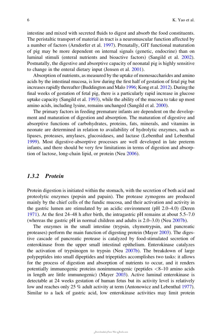 Nutritional And Physiological Functions Of Amino Acids In Pigs