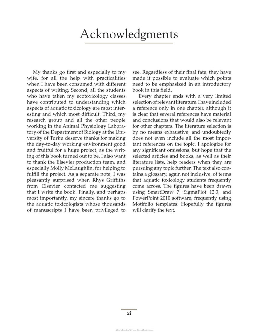Preview page of An Introduction to Aquatic Toxicology Pdf