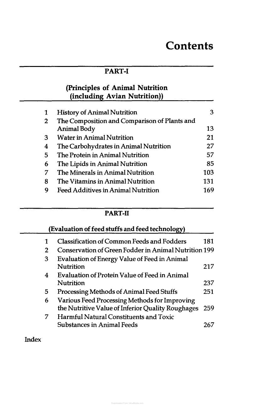 Handbook Of General Animal Nutrition