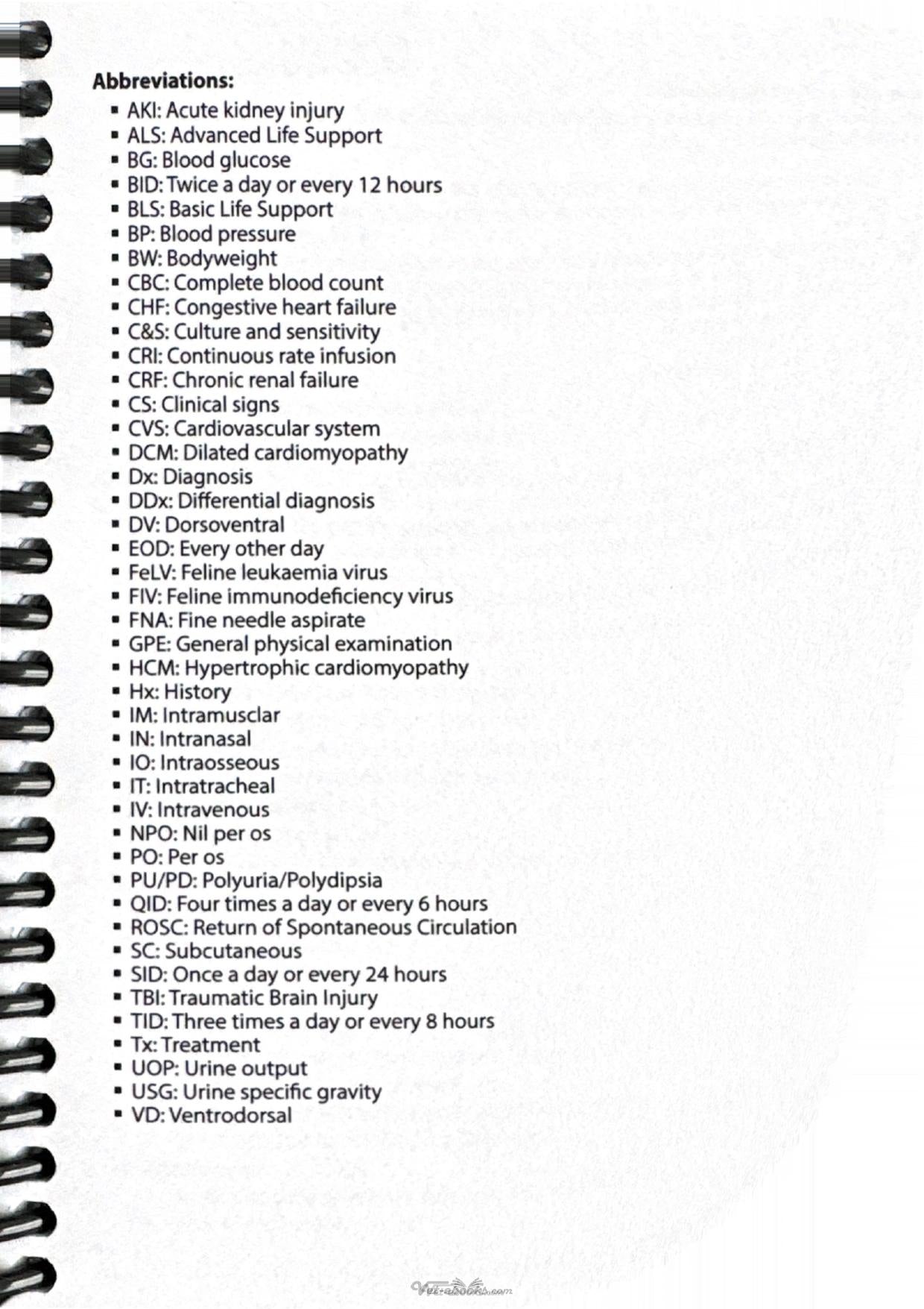 Minivet Guide Emergency Medicine