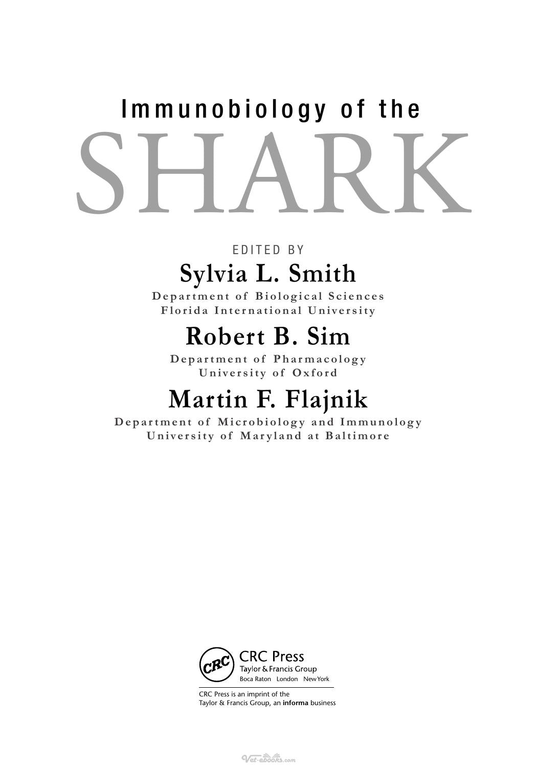 Immunobiology Of The Shark