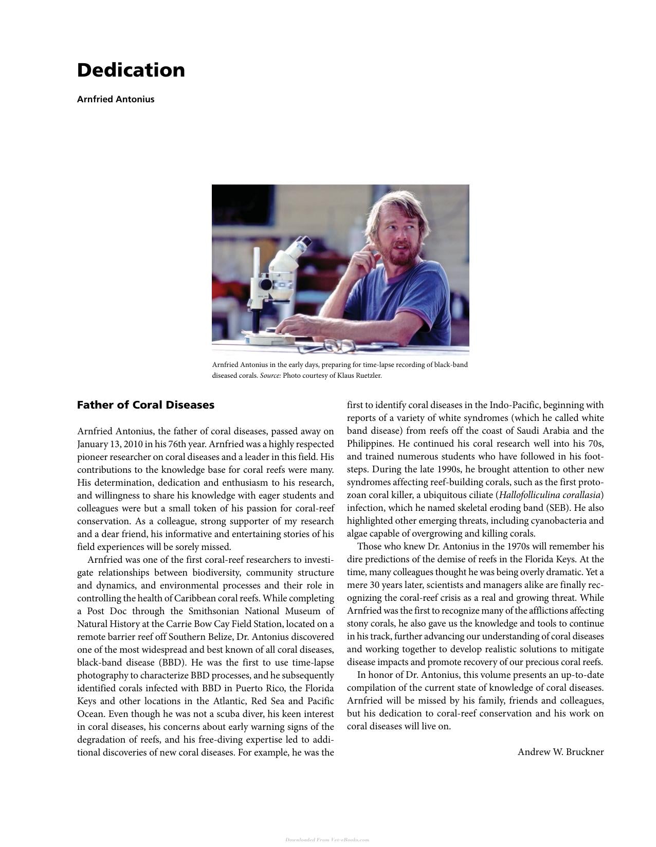 Diseases Of Coral