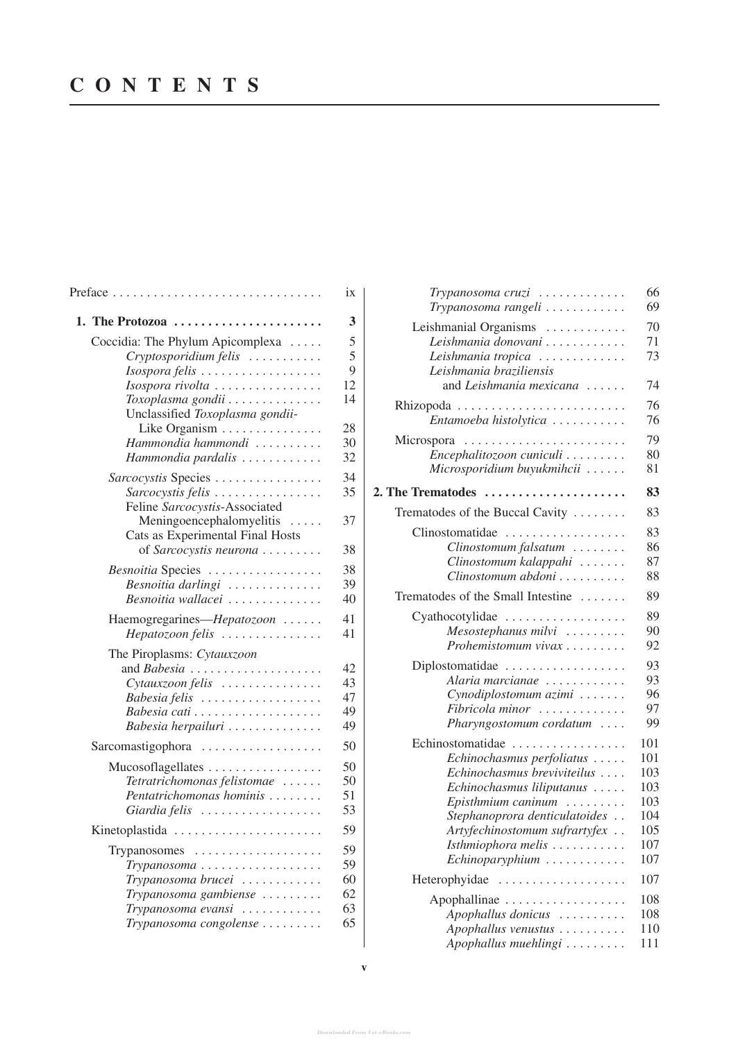 Feline Clinical Parasitology