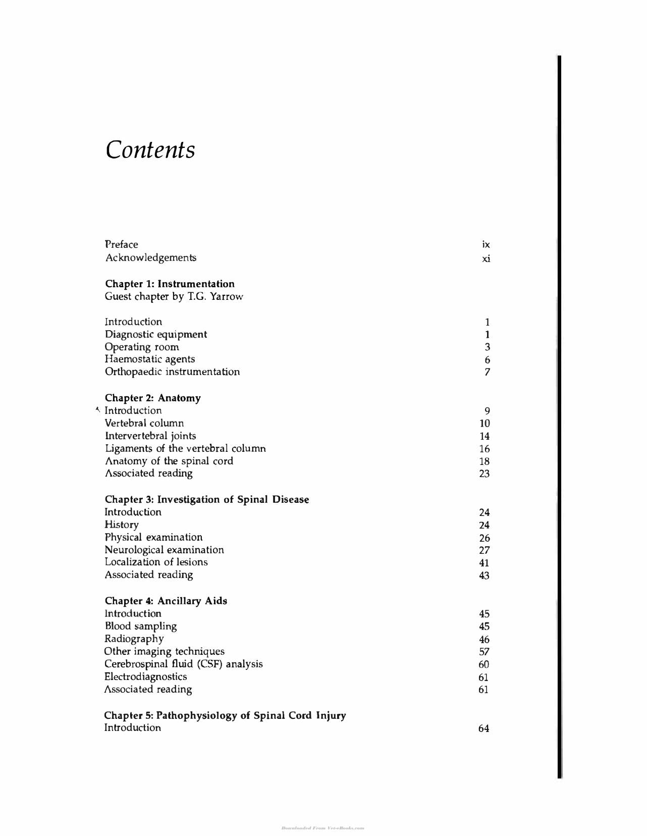 Handbook Of Small Animal Spinal Surgery