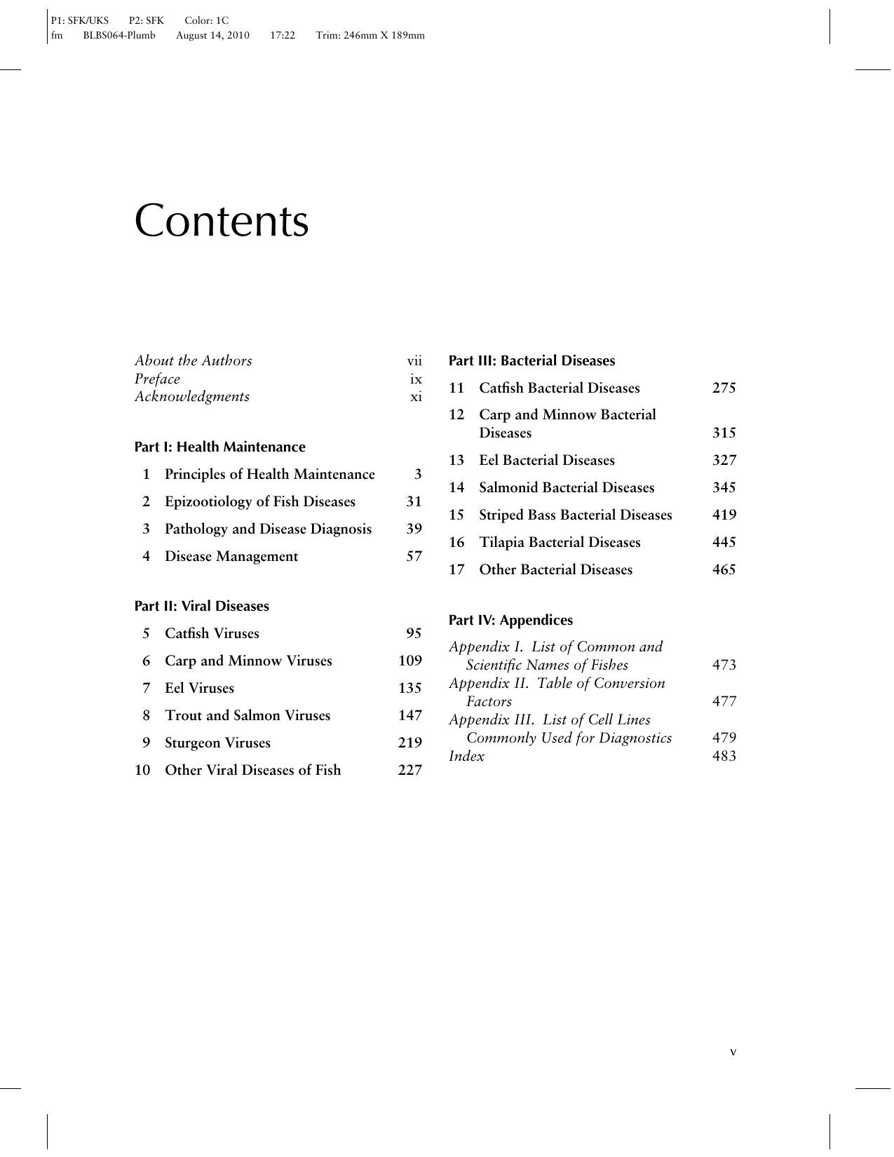 Health Maintenance And Principal Microbial Diseases Of Cultured Fishes 3Rd Edition