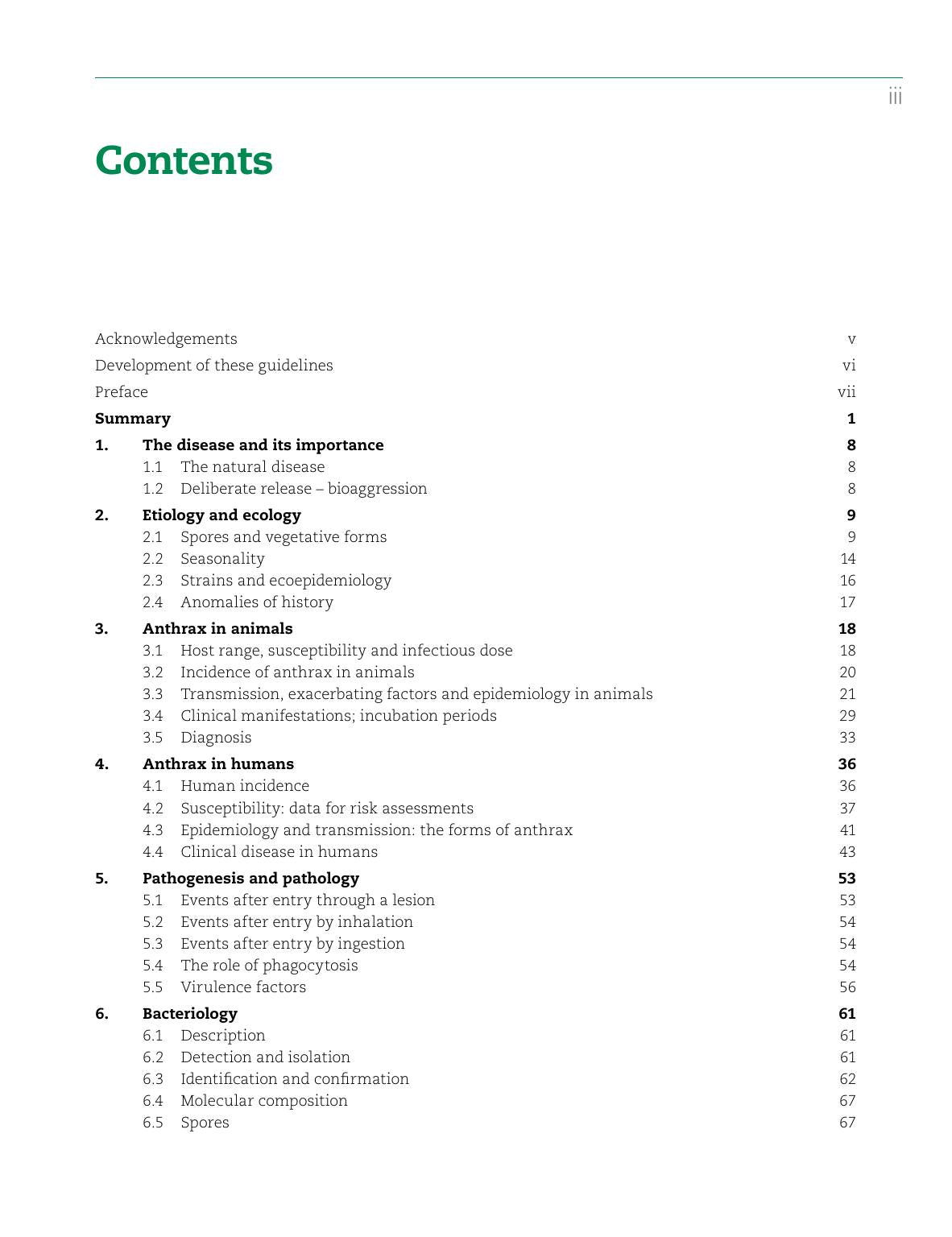 Anthrax In Humans And Animals 4Th Edition