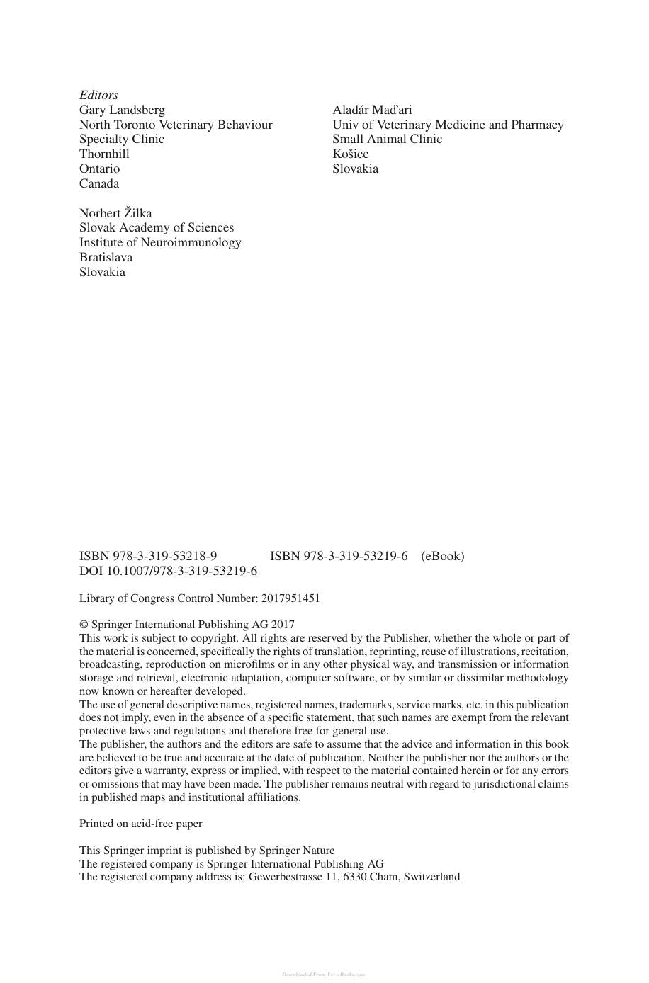 Canine And Feline Dementia Molecular Basis Diagnostics And Therapy