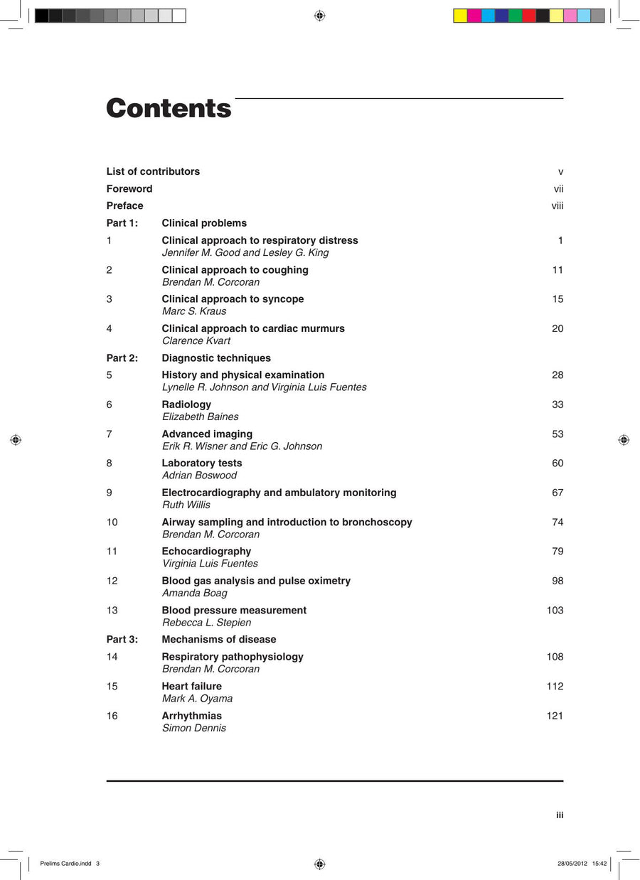 Preview page of Bsava Manual of Canine and Feline Cardiorespiratory Medicine 2nd Edition