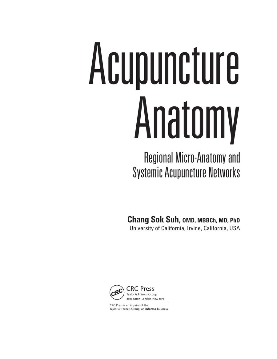 Preview page of Acupuncture Anatomy: Regional Micro-Anatomy and Systemic Acupuncture Networks