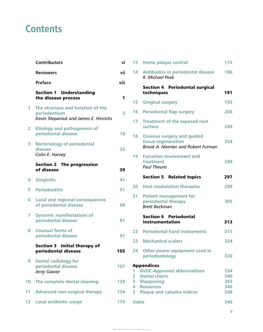 Preview page of Veterinary Periodontology