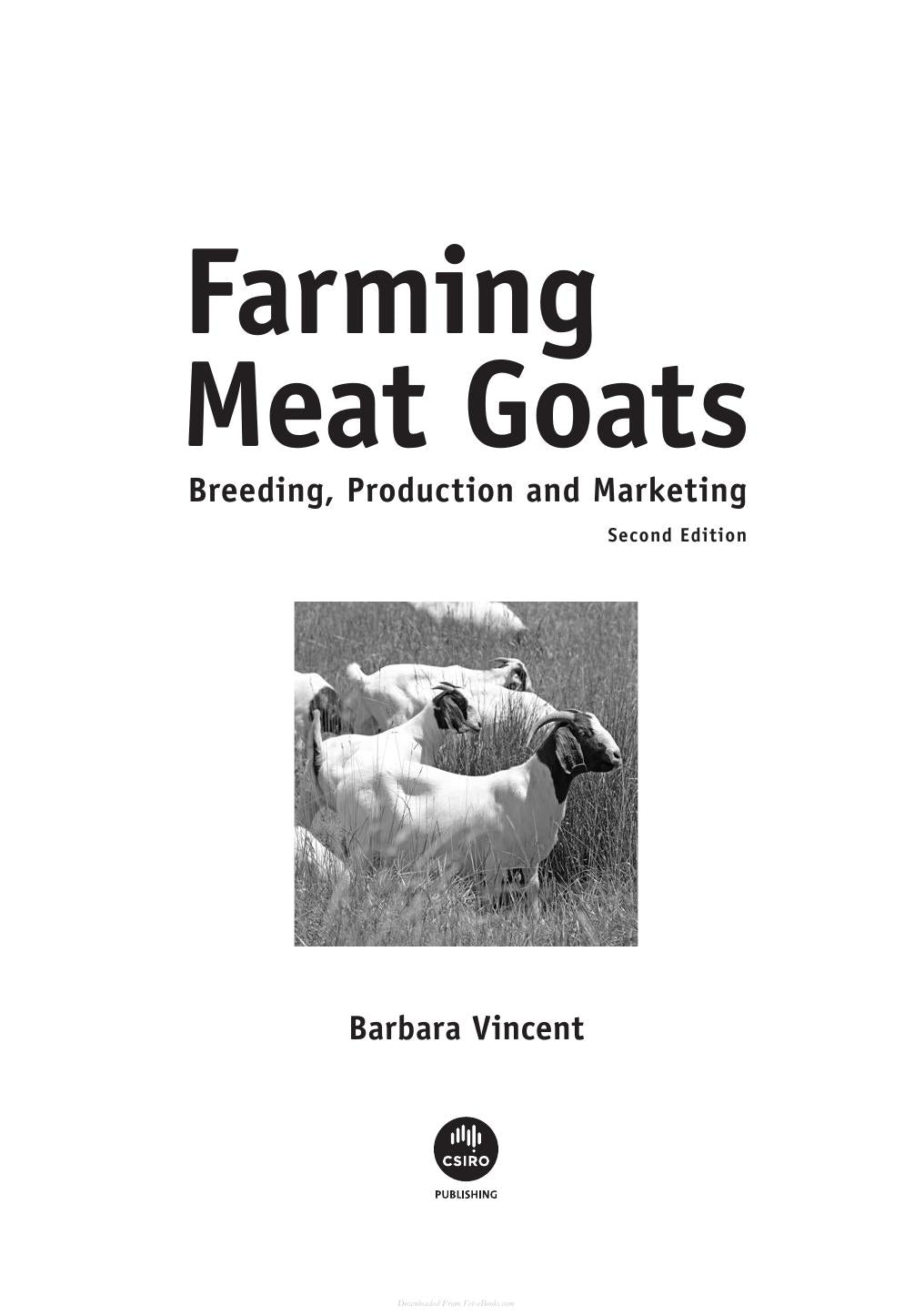 Farming Meat Goats Breeding Production And Marketing 2Nd Edition