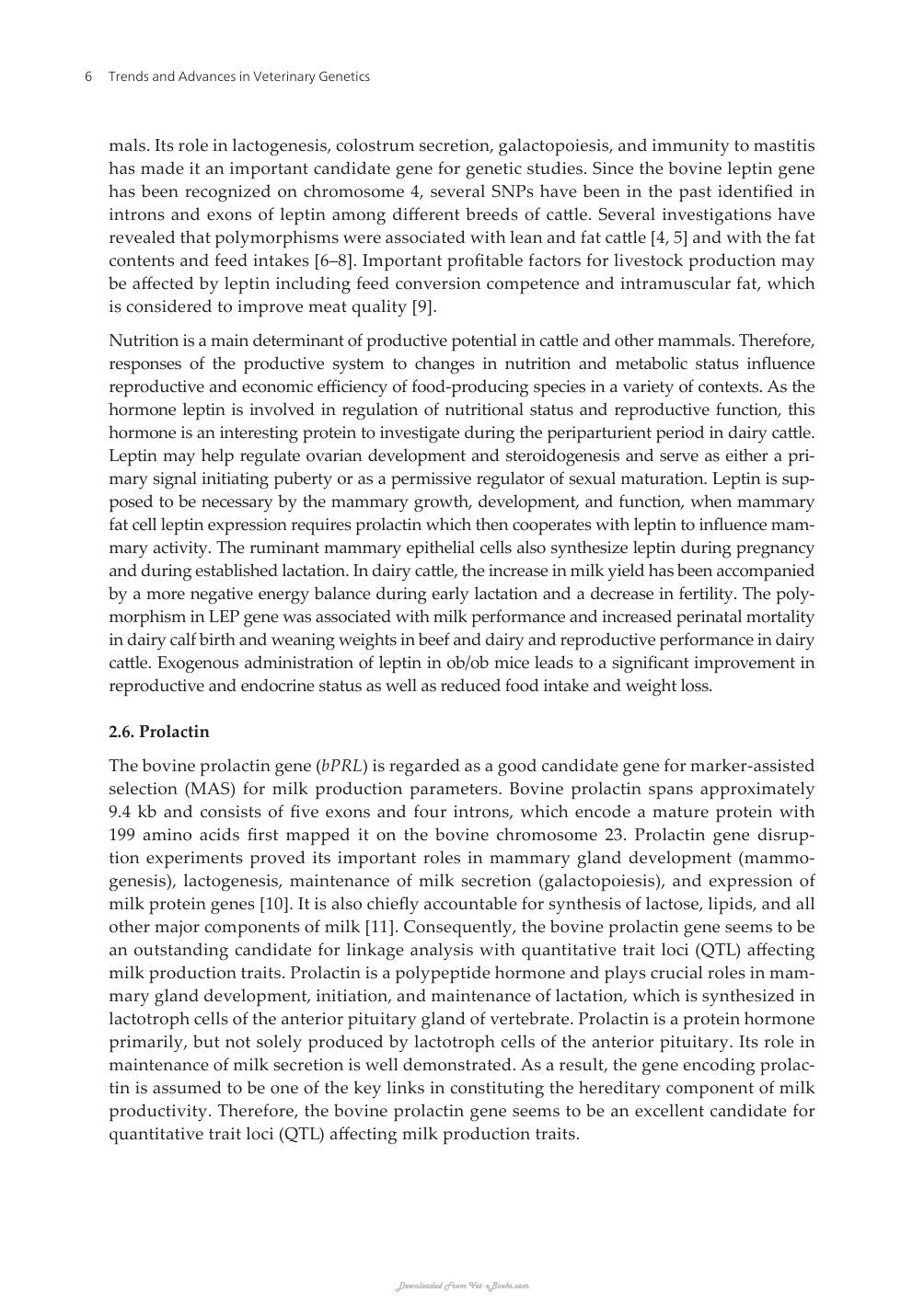 Trends And Advances In Veterinary Genetics