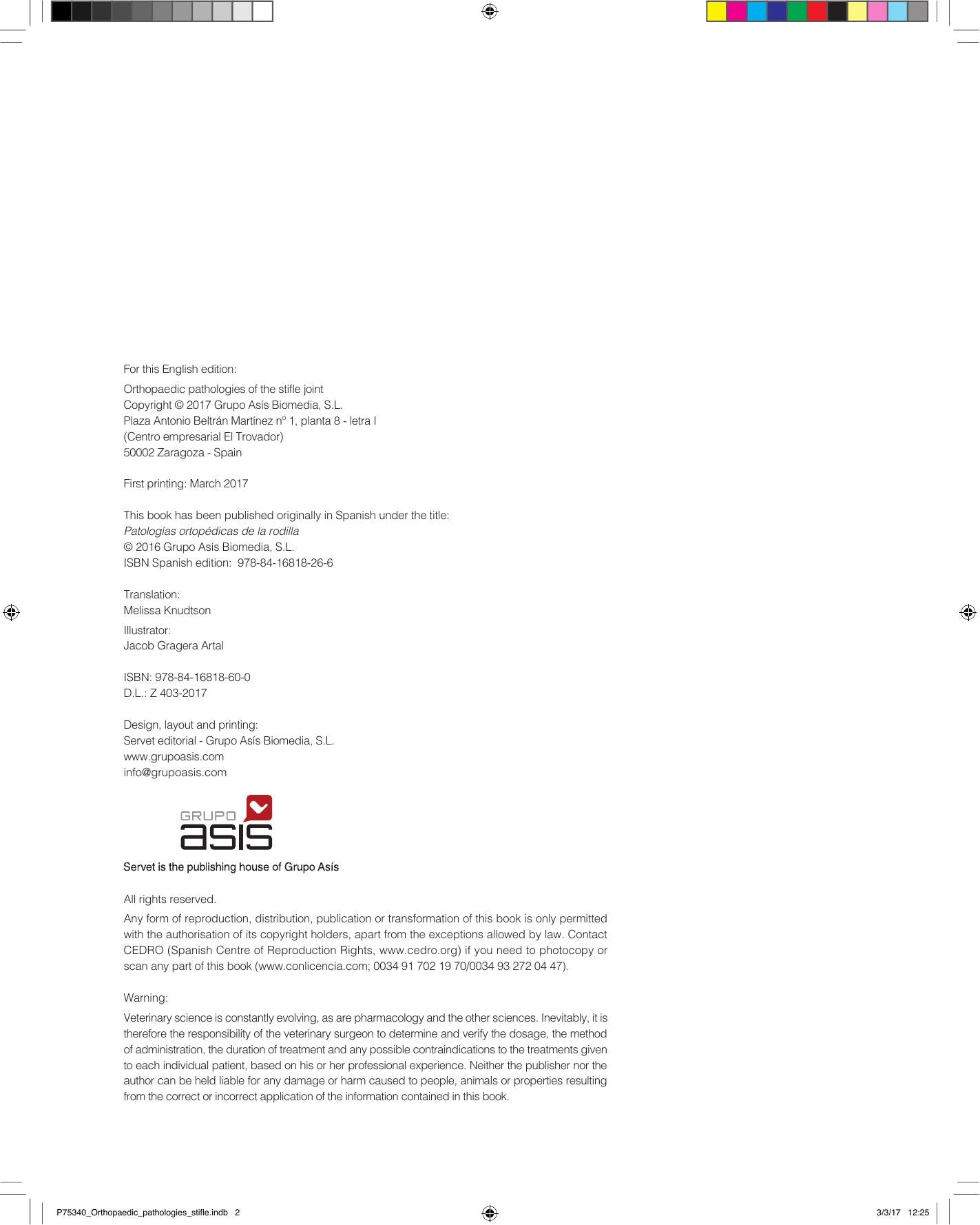 Orthopaedic Pathologies Of The Stifle Joint