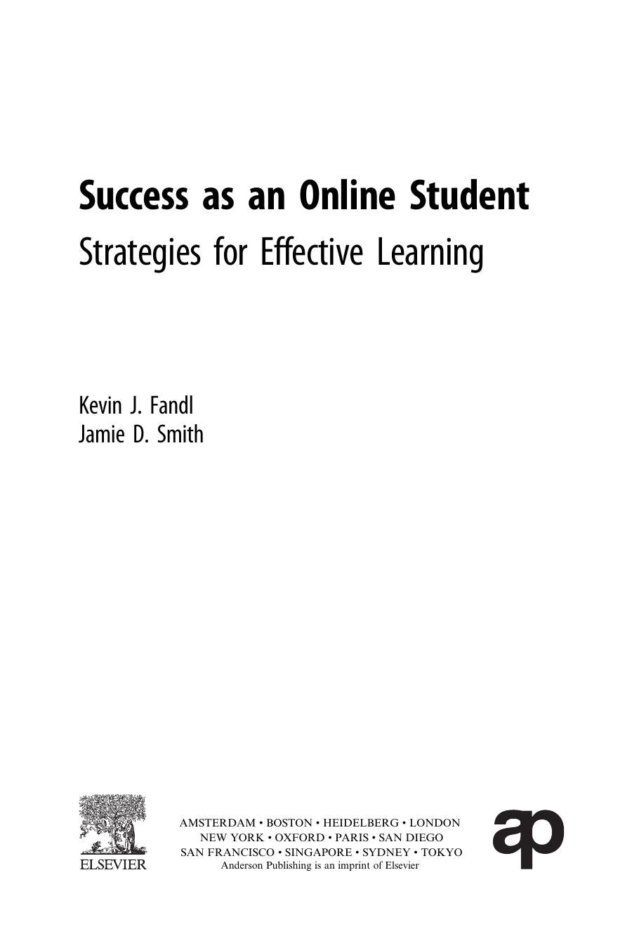 Success As An Online Student Strategies For Effective Learning