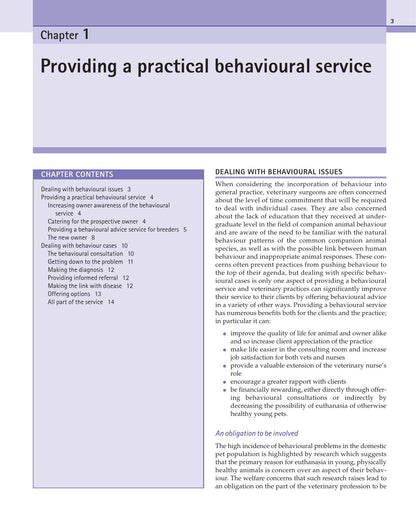 Behaviour Problems in Small Animals Practical Advice for the Veterinary Team