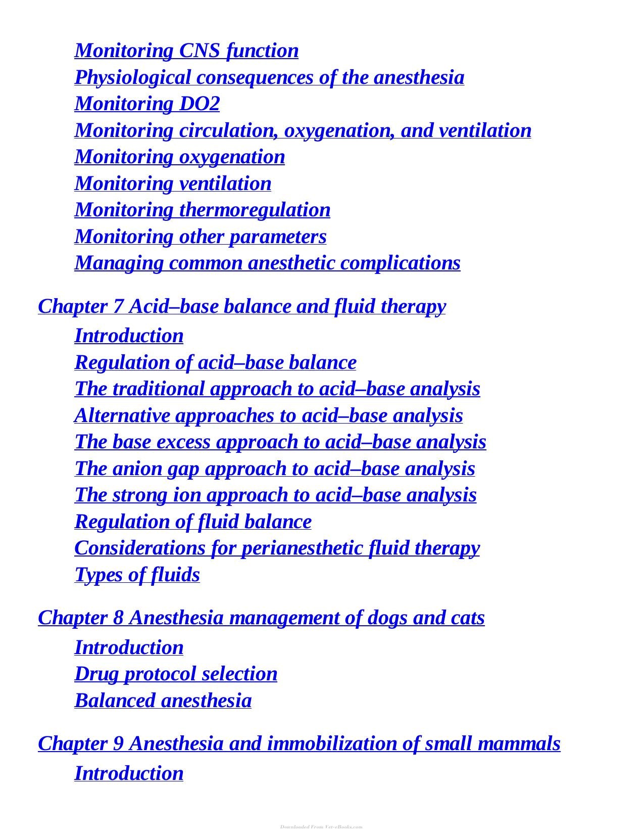 Essentials Of Small Animal Anesthesia And Analgesia 2Nd Edition