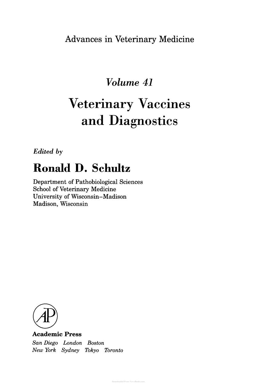 Veterinary Vaccines And Diagnostics