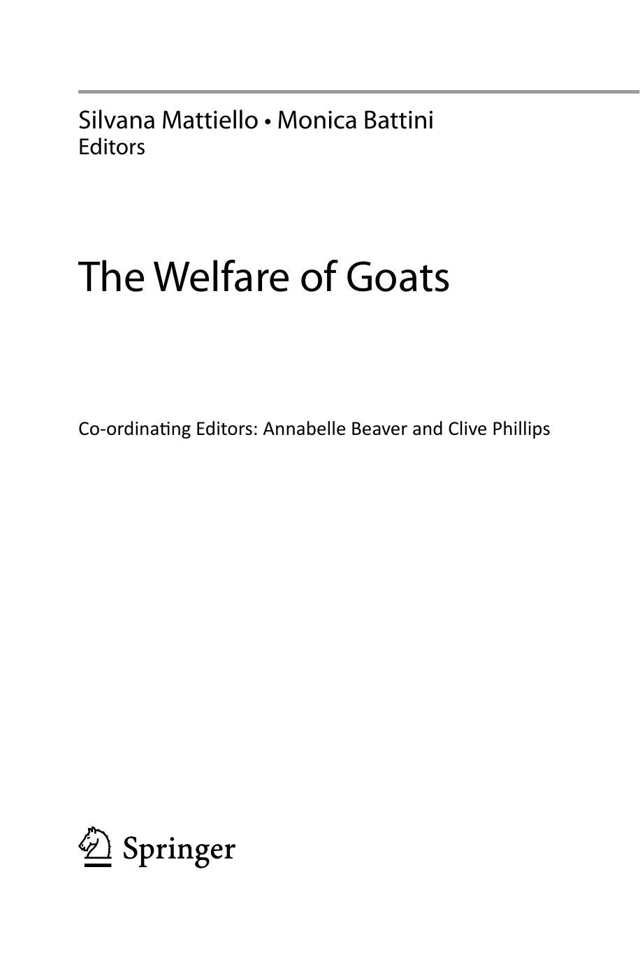 The Welfare Of Goats