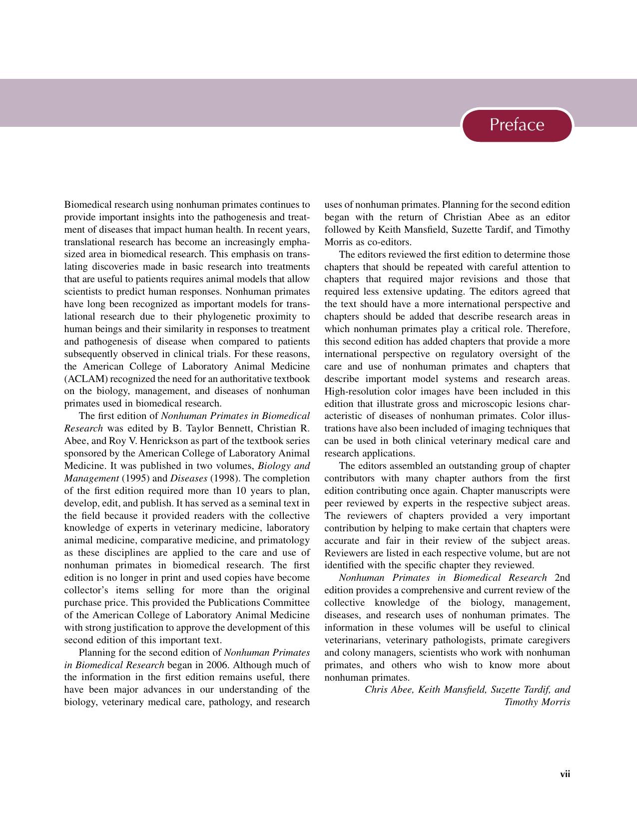 Nonhuman Primates In Biomedical Research Volume 2 Diseases 2Nd Edition