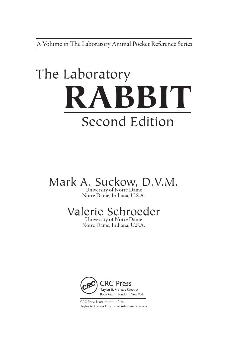 The Laboratory Rabbit 2Nd Edition