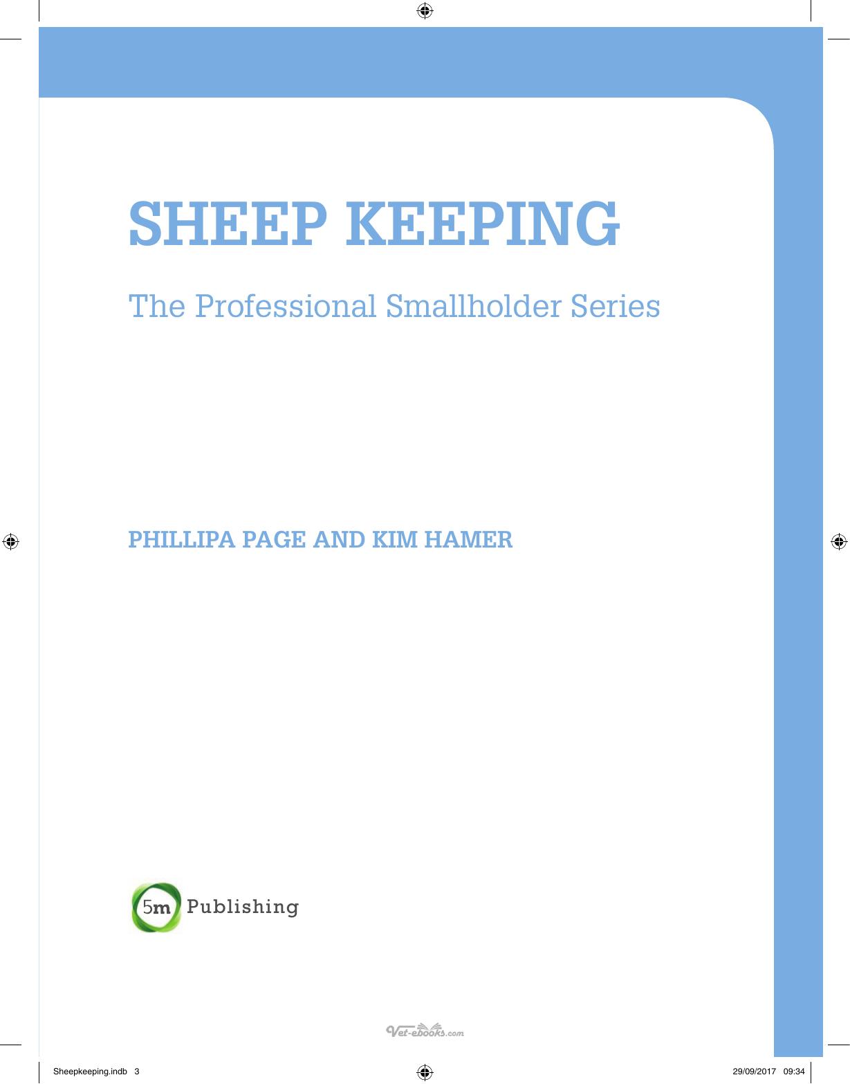 Sheep Keeping The Professional Smallholder Series