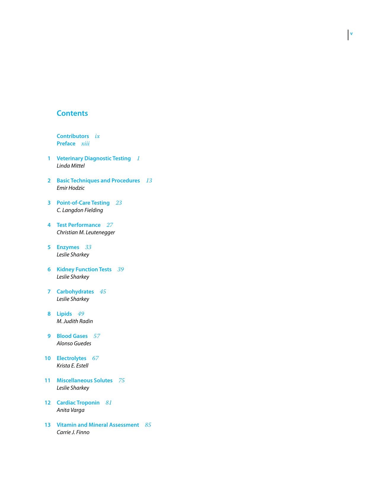 Interpretation Of Equine Laboratory Diagnostics