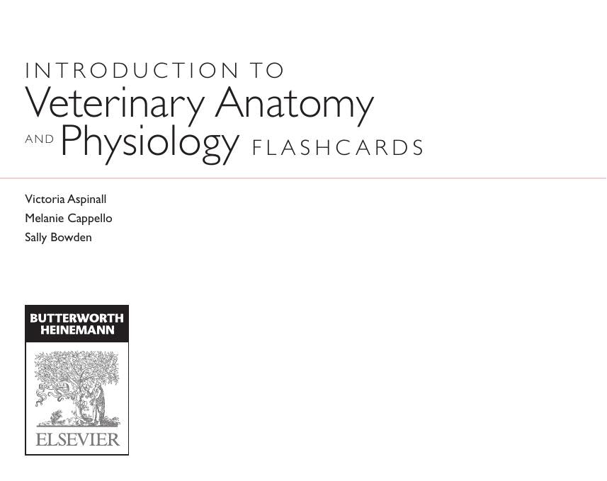 Introduction To Veterinary Anatomy And Physiology Flashcards