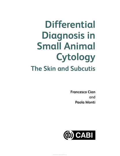 Differential Diagnosis in Small Animal Cytology