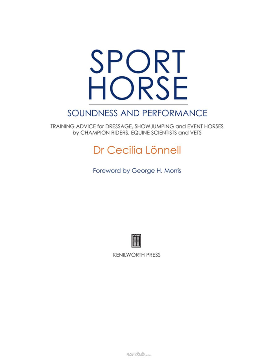 Preview page of Sport Horse Soundness and Performance Training Advice for Dressage Showjumping and Event Horses from Champion Riders Equine Scientists and Vets