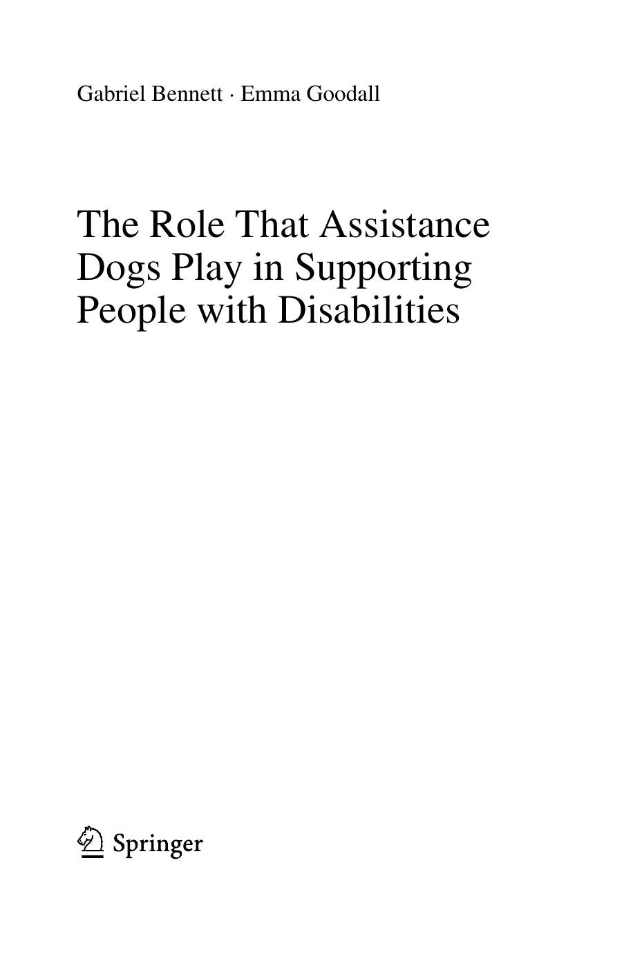 The Role That Assistance Dogs Play In Supporting People With Disabilities