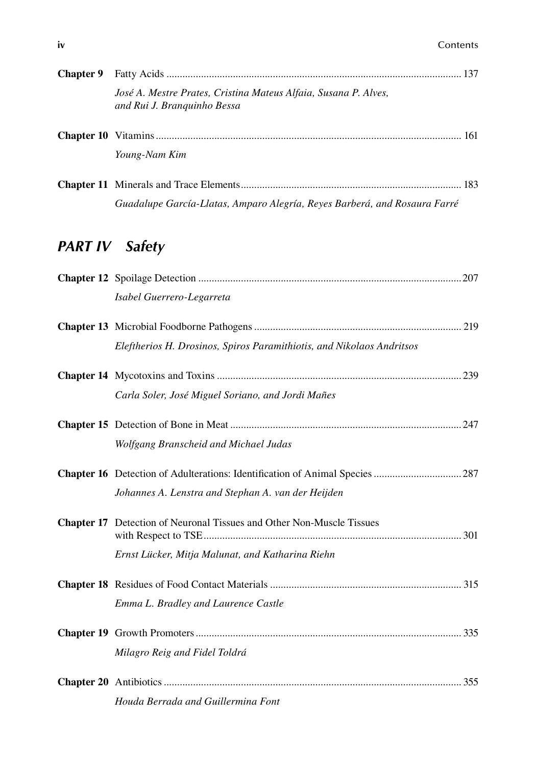 Handbook Of Analysis Of Edible Animal By Products