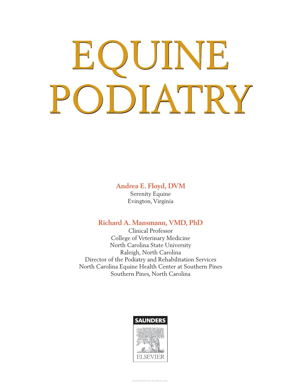 Equine Podiatry