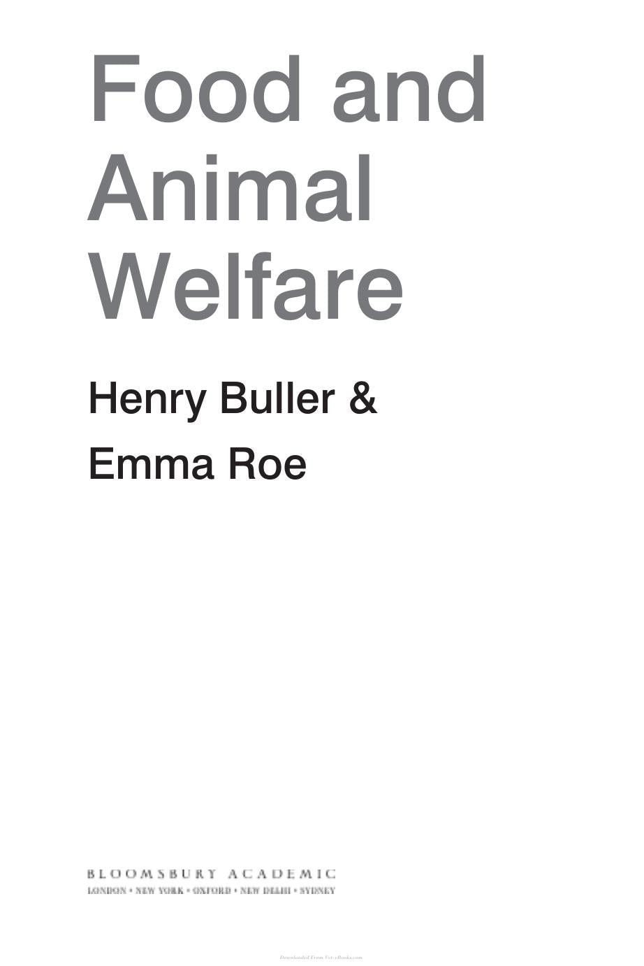 Food And Animal Welfare