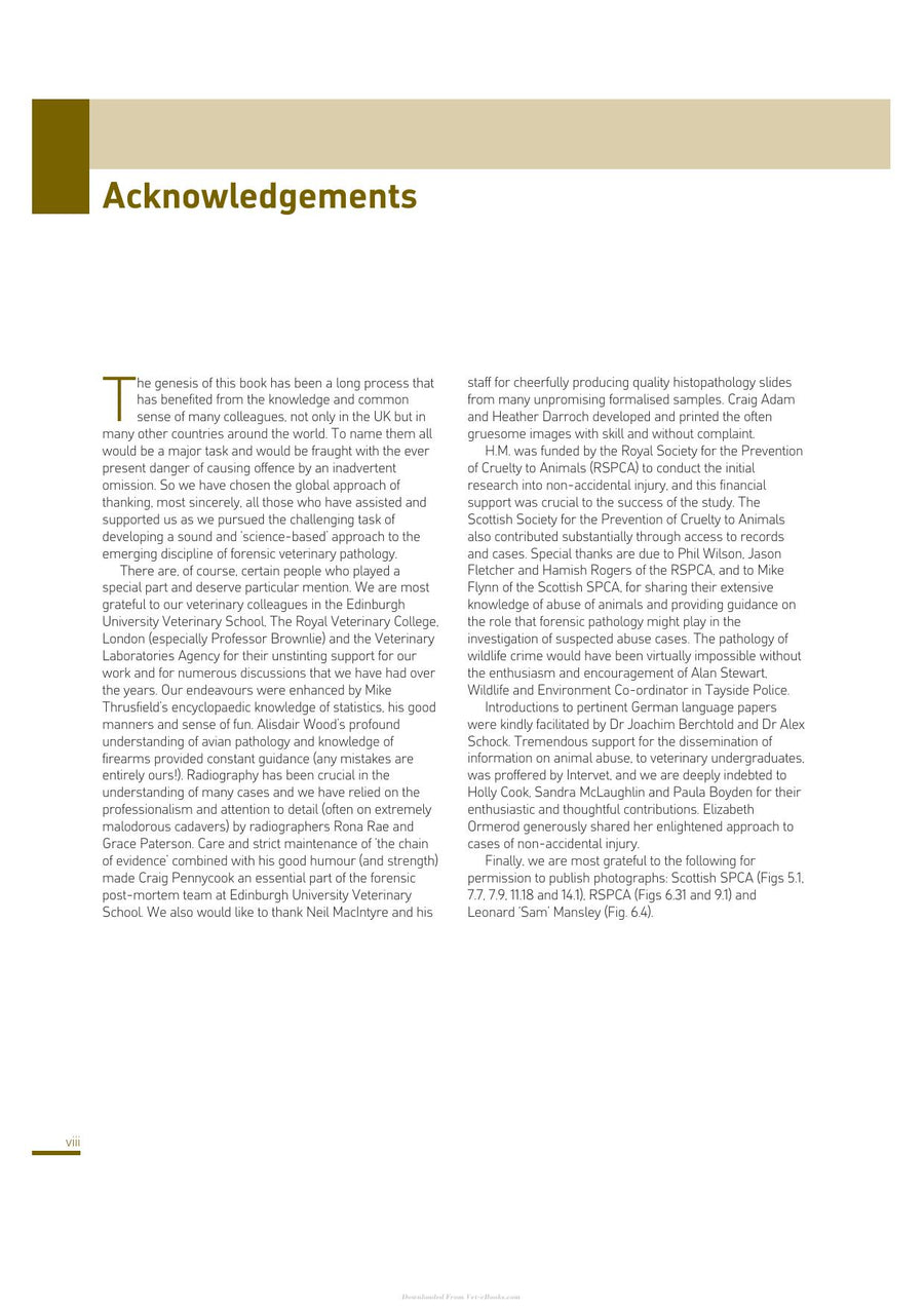 Preview page of Animal Abuse and Unlawful Killing Forensic Veterinary Pathology