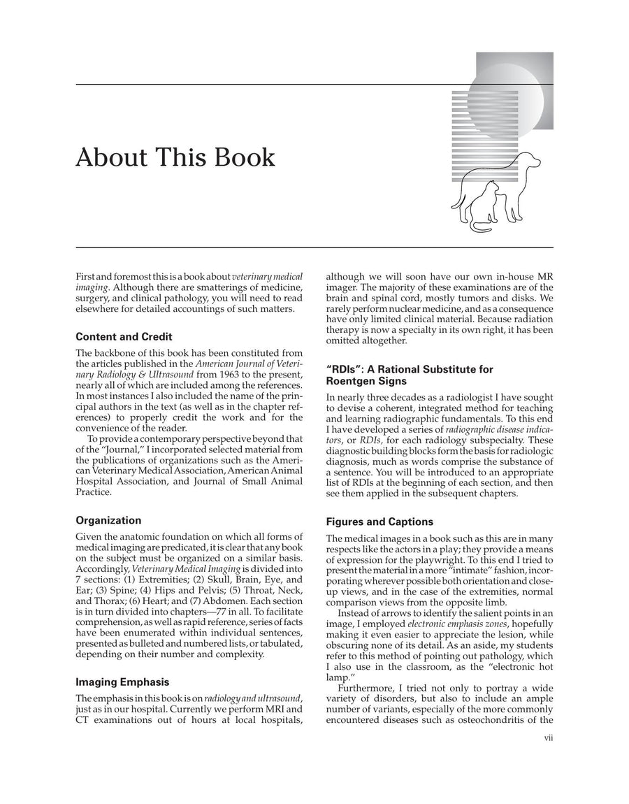 Preview page of Veterinary Diagnostic Imaging the Dog and Cat
